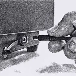 FIG 8 Audio battery charging port.