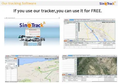 Sin Track GPS Tracker With Read data from - Track