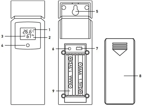 levenhuk Wezzer Base L50 Thermometer - figure 2