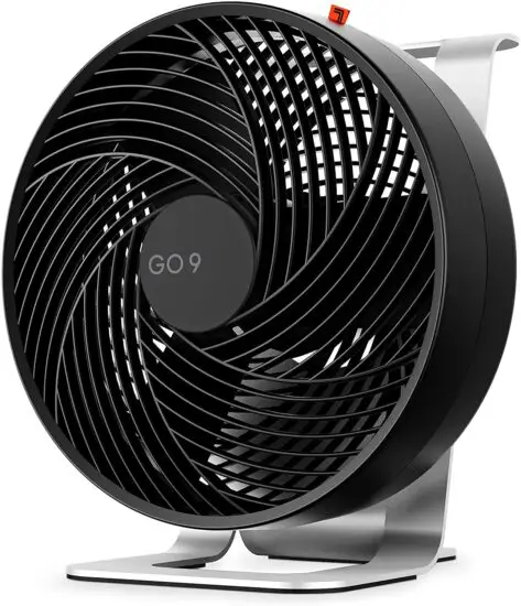 SHARPER IMAGE GO 9 Rechargeable Portable Fan with Stand
