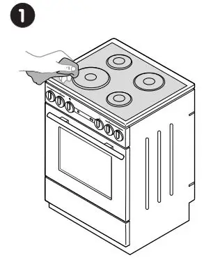 Elvita CGS36235V Electric cooker User Manual - Before cooking