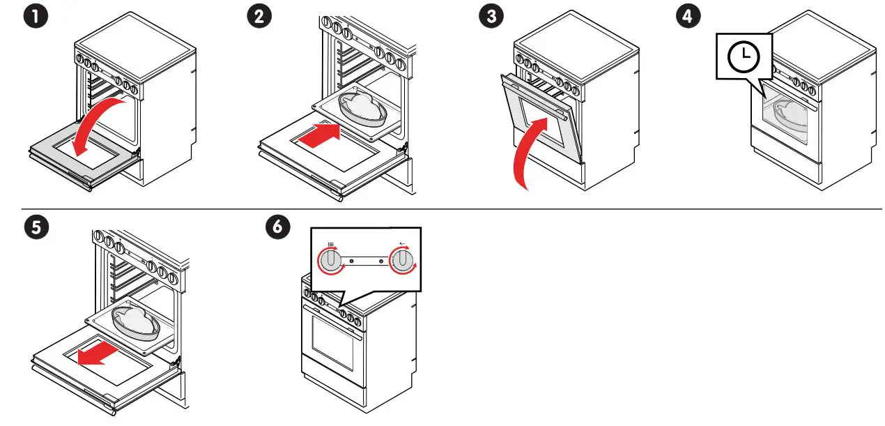 Elvita CGS36235V Electric cooker User Manual - Cooking