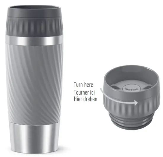 TEFAL N2011810 TRAVEL MUG EASY TWIST