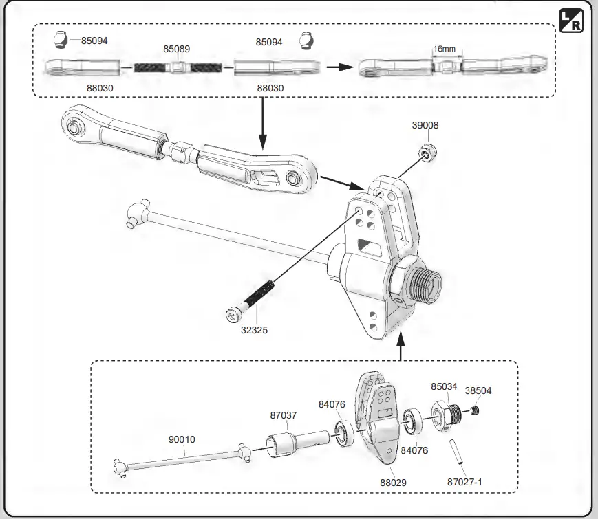 HoBao Hyper VS2 Nitro Buggy yellow body 17