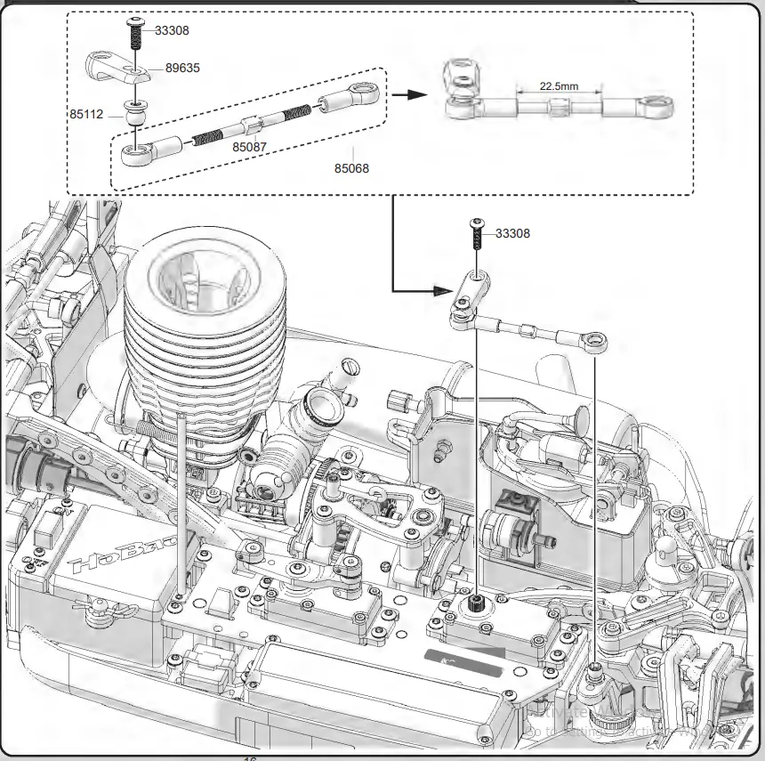 HoBao Hyper VS2 Nitro Buggy yellow body 44