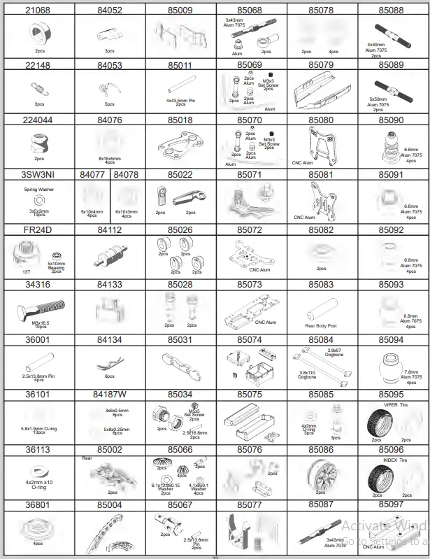HoBao Hyper VS2 Nitro Buggy yellow body 54