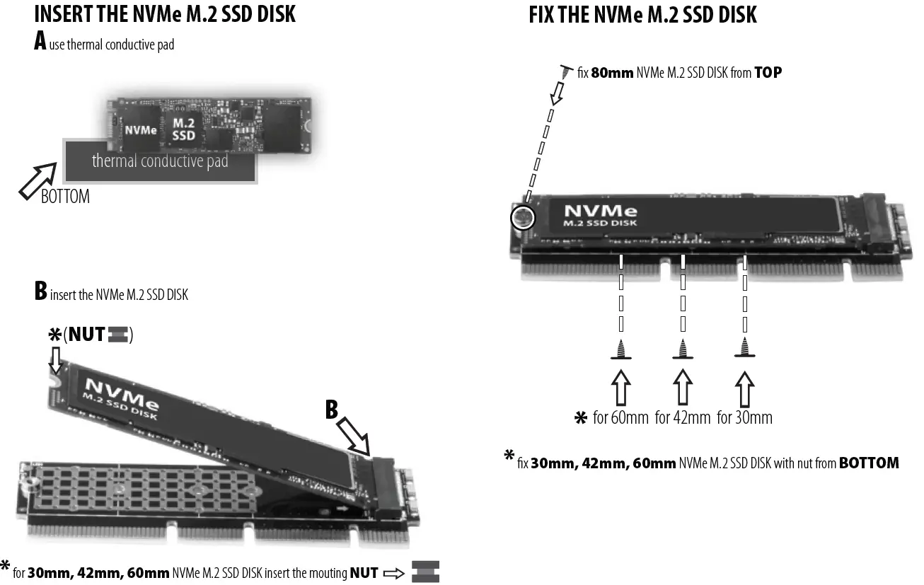 AXAGON PCEM2-1U Ultra Compact Internal PCIe Adapter for NVMe M.2 SSD-FIG3