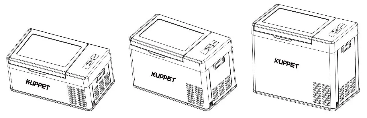Kuppet Mini Portable Car Fridge Freezer User Manual