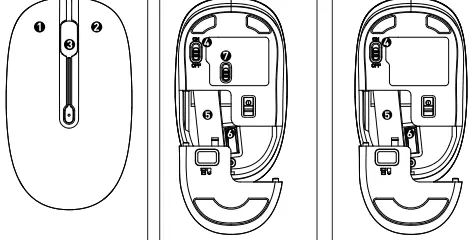 FMOUSE M101 Wireless Mouse-fig2