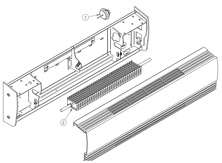stelpro DBI SERIES ALUMINUM DRAFT BARRIER - REPLACEMENT