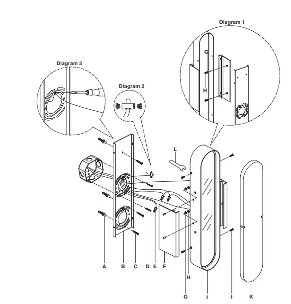 VISUAL COMFORT KW 2018 Melange 20 Inch Elongated Sconce fig 2
