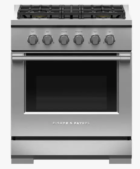 Fisher Paykel RGV3-304-N Gas Range 4 Burners PRODUCT