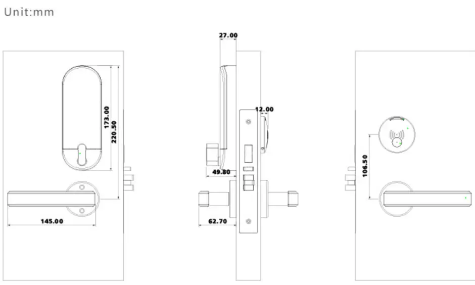 Orbita S3479 Hotel Lock SPLIT design - fig3