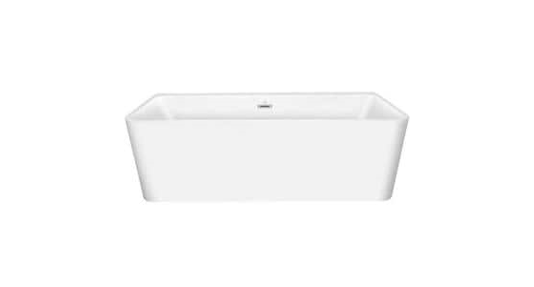 Aoibox Snmx1068 Freestanding Flatbottom Soaking Bathtub White User Manual