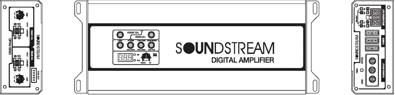 SOUNDSTREAM DPA4.1600D Class D Car Audio 04