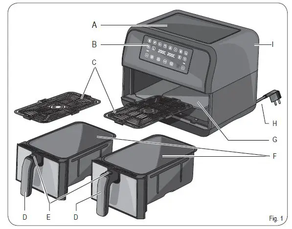 Ariete-4623-Dual-Basket-Air-Fryer-fig4