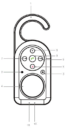 PortableWireless-Waterproof-Shower-Speaker-Outdoor-Bluetooth-Compatible-Rechargeable-Battery-Powered-Loud-Sound-Speaker-Fig-1