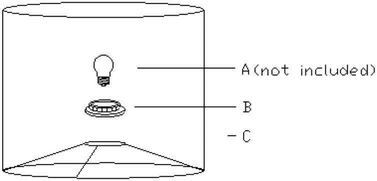 Lucci decor Otto 1 Light Round Table Lamp A