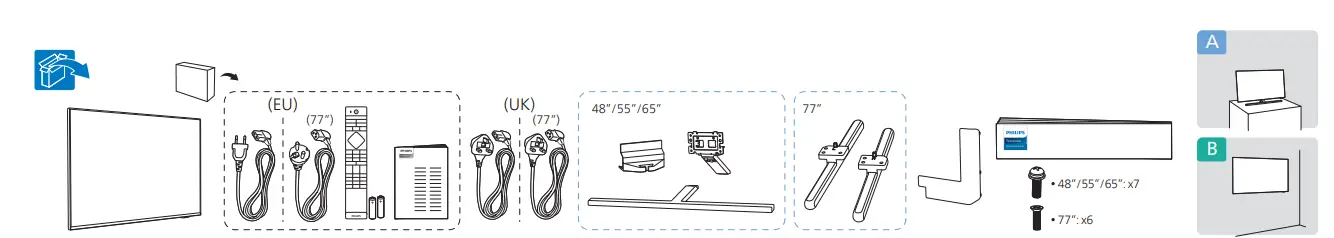 PHILIPS OLED807 Series OELD Smart TV FIG 1