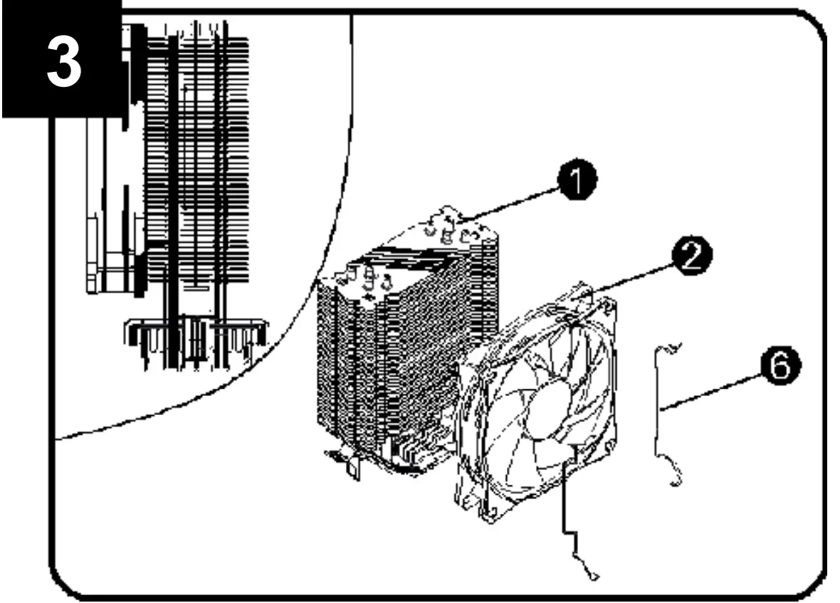 CPU-HURACAN-ARGB-X140 CPU Cooling Fan 12 cm 100 W Multicolor LED 4 Pin Installation For AMD