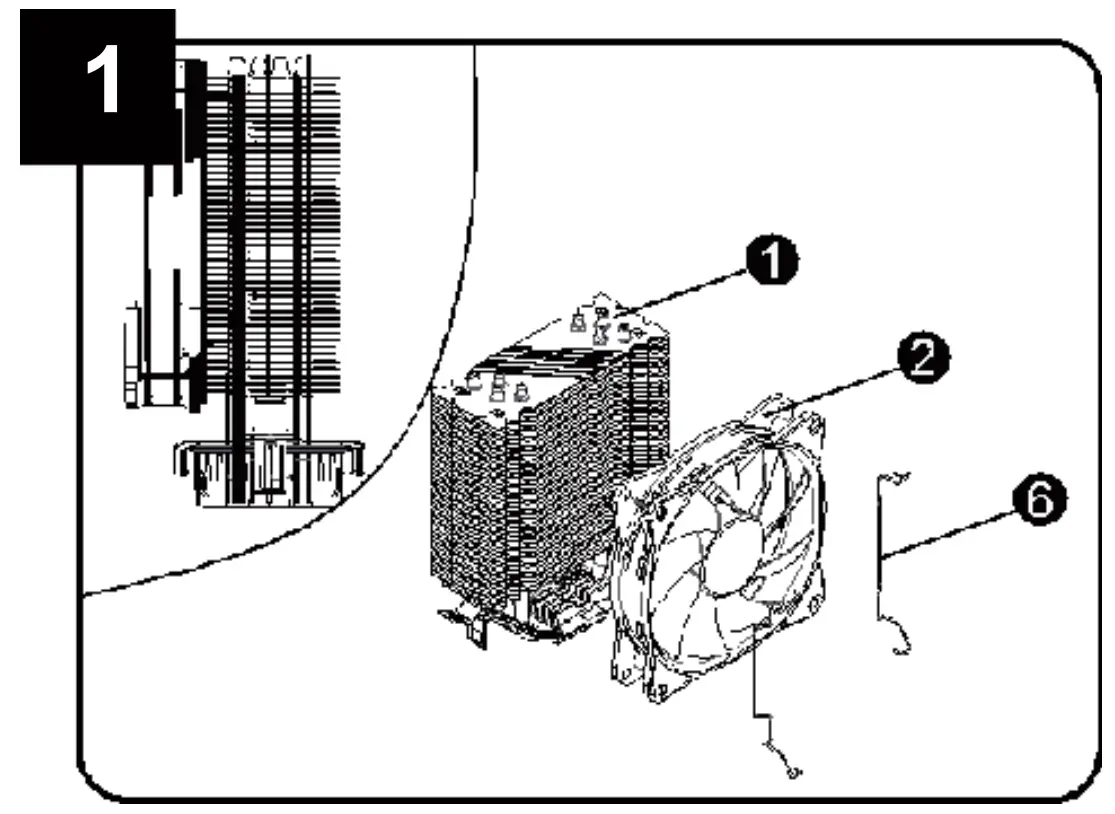 gembird CPU-HURACAN-ARGB-X140 CPU Cooling Fan 12 cm 100 W Multicolor LED 4 Pin Installation For Intel