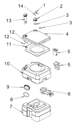 KOMODO 20L Portable Toilet KDPOR20TLTB - Overview