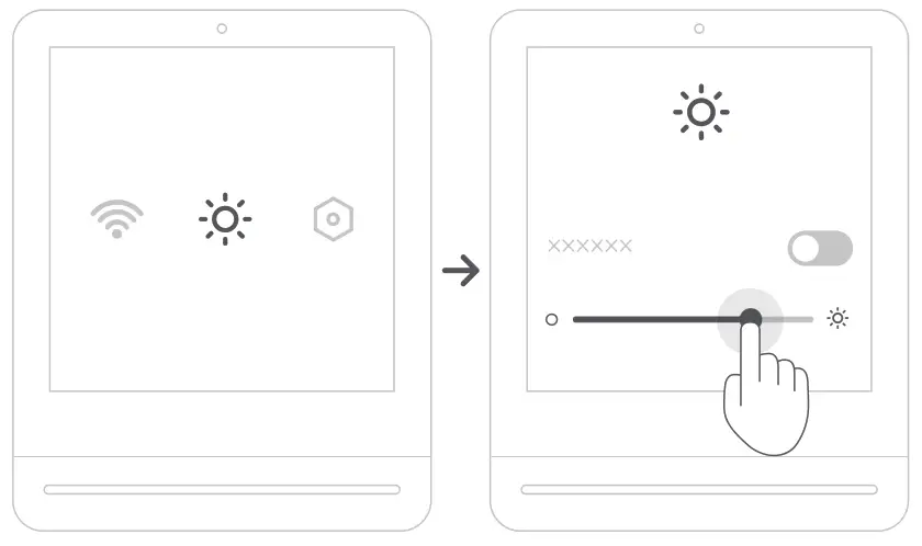 qingping CGS1 Air Monitor - brightness