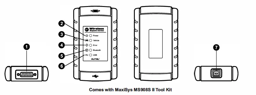 AUTEL MS908S Pro Auto Diagnostic Conding FIG (5)