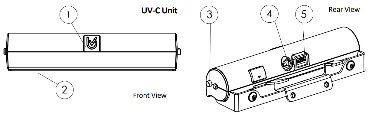 ENS UV Cleaning Touch Screen Monitor -