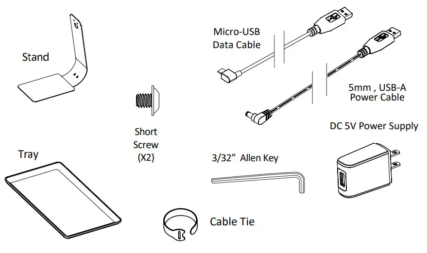 ENS UV Cleaning Touch Screen Monitor - Check List for