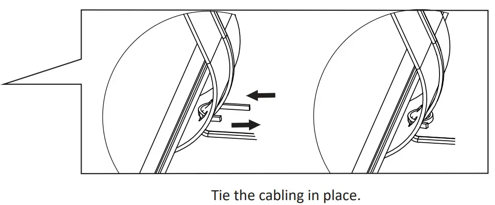ENS UV Cleaning Touch Screen Monitor - Insert the power