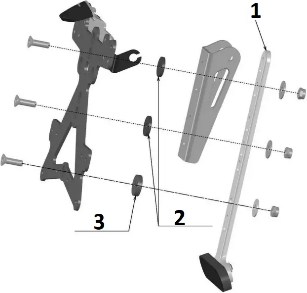 rizoma MT-03 - INSTALL PLATE STEP 1