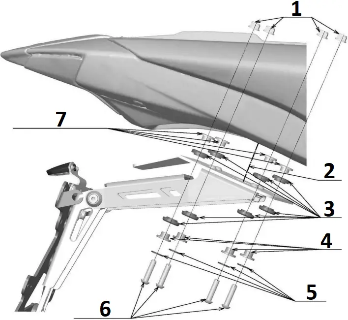 rizoma MT-03 - INSTALL PLATE STEP 8