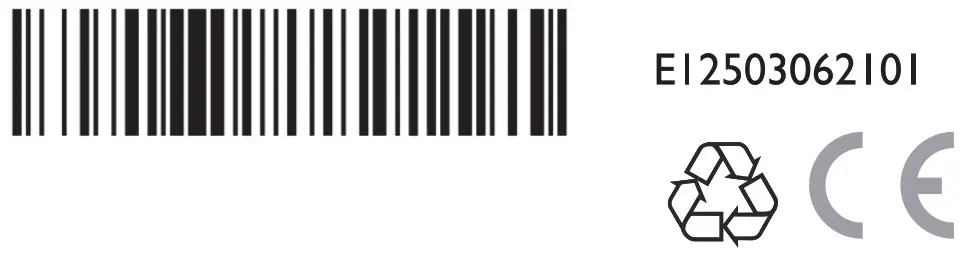 PHILIPS E125 Xenium Mobile Phone - bar code