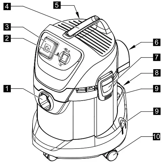 KARCHER WD3 Vacuum Cleaner - 1