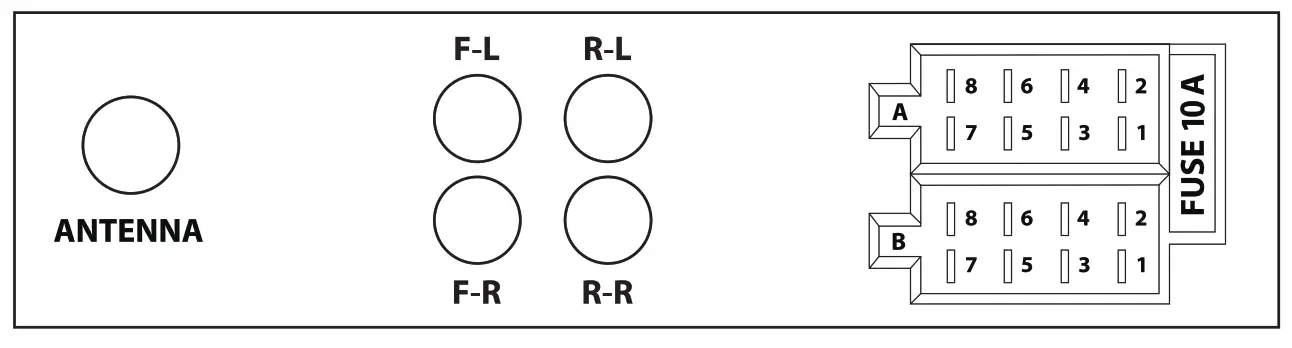 BLAUPUNKT Osaka 200 Car Radio - DIAGRAM