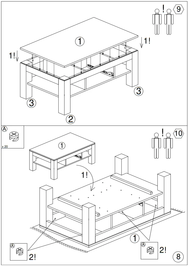 Woltra NAMUR 100 Coffee table Namur Solid wood fig 4