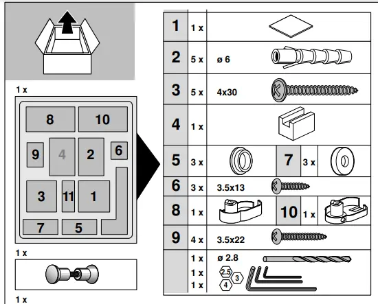 Gustavsberg LOGIC VZ 100 Bath Screen Elox-Gloss-fig5