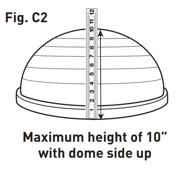 BOSU Home Balance Trainer - Fig 3