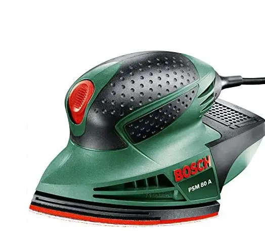 BOSCH PSM 100 80 Watt Electric Multi Detail Palm Sander Kit