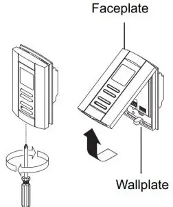 FIG 3 Installing the thermostat