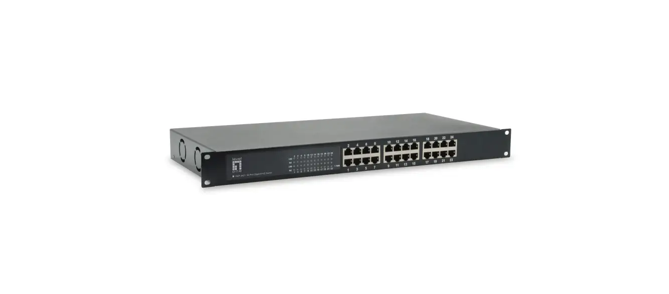 Level One Gep-2421w250 24-port Gigabit Poe Switch Instructions