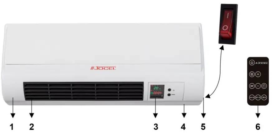 JOCEL-NSBK-200WS2-Wall-Mounted-Ceramicheater-fig-1