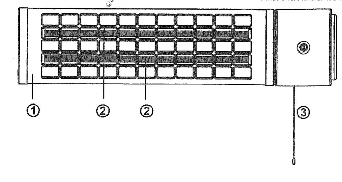 MateStar MAT-12HB Quartz Heater - fig 1