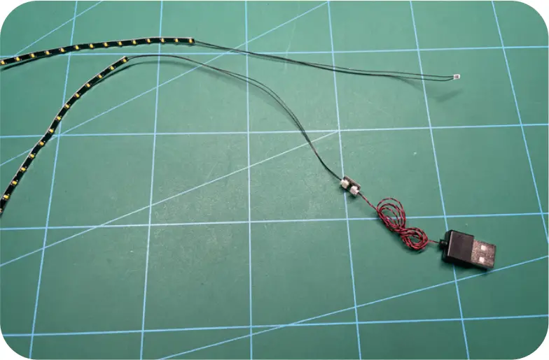 GAME OF BRICKS Light Kit for The Mandalorian Helmet Step 1_B