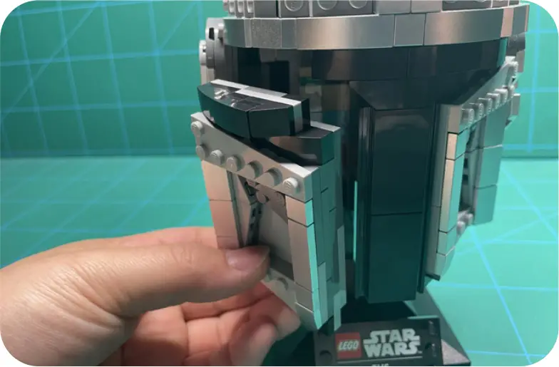 GAME OF BRICKS Light Kit for The Mandalorian Helmet Step 1_D