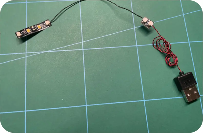 GAME OF BRICKS Light Kit for The Mandalorian Helmet Step 3_C