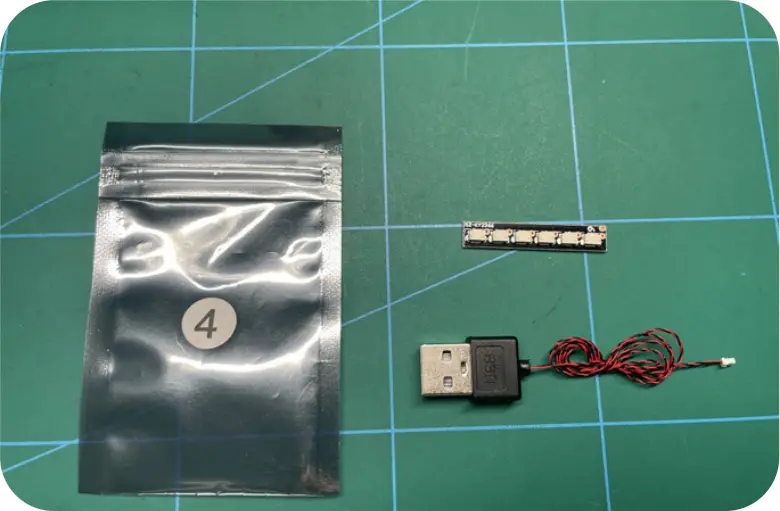 GAME OF BRICKS Light Kit for The Mandalorian Helmet Step 4_A