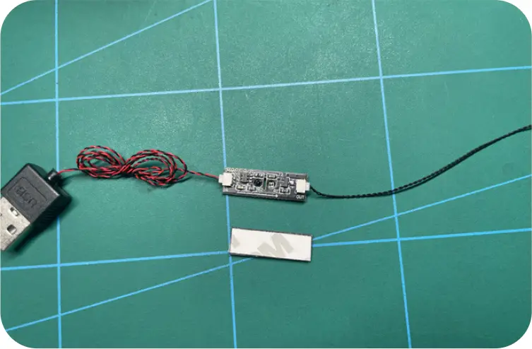 GAME OF BRICKS Light Kit for The Mandalorian Helmet Step 5_B