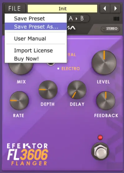 KUASSA Efektor FL3606 Guitar Effect Flanger-fig10